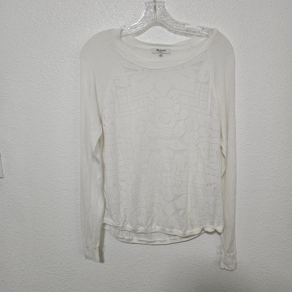 Madewell Sweaters - Madewell sweater linen and cotton blend size medium